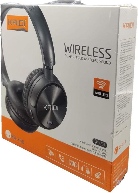 Fone De Ouvido Bluetooth Kaidi Kd-750 - Fm/aux/cartão