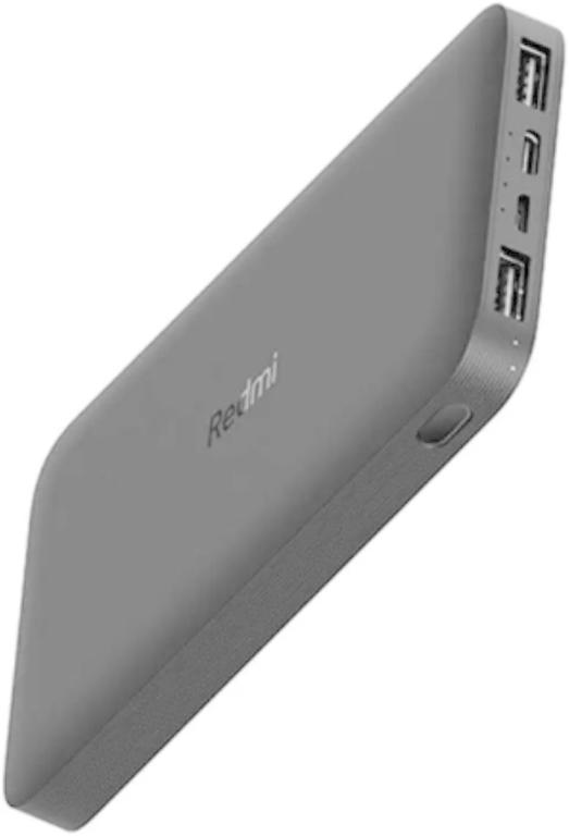 Carregador Portátil Power Bank Redmi 10000mAh 2 Saídas USB-A - Preto