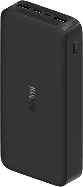 Xiaomi 20000mAh Redmi Power Bank, Carga Rápida, Carga Rápida de 24Way 18W, Portas de Entrada e Saída