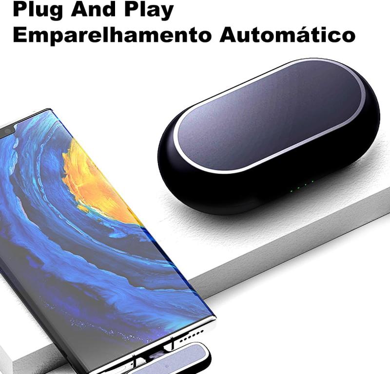 Microfone de Lapela Duplo sem Fio Lightning MK07 Hmaston