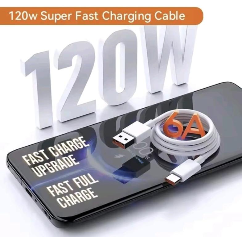 CABO para xiaomi 120w usb tipo c cabo tipo 6a 67w turbo carregamento rápido mi 15 14 13 ultra 13t pro 12 redmi