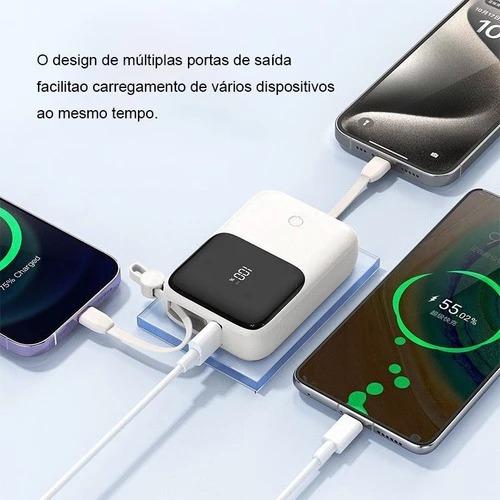 Carregador Portátil para Viagem Power Bank Turbo Kaidi Knc-01p 10.000mah