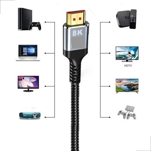 Cabo Hdmi 2.1 Ultra Hd 8K 2M Mhd-8002 Tomate