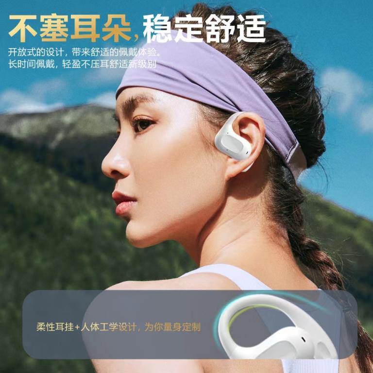 Fone De Ouvido Bluetooth Sem Fio Gancho Corrida Ciclismo F200