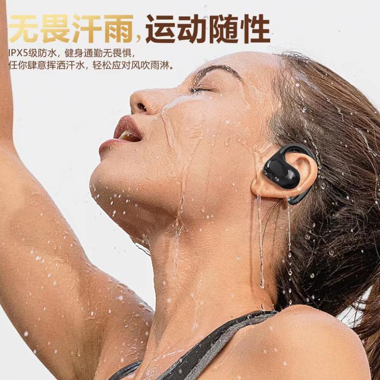 Fone De Ouvido Bluetooth Sem Fio Gancho Corrida Ciclismo F200