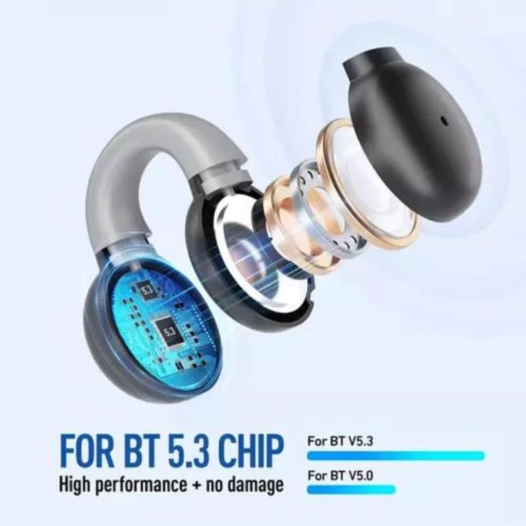 Fone Condução De Ar Kaidi Kd-797 Bluetooth Touch 5.3 Lcd Ows