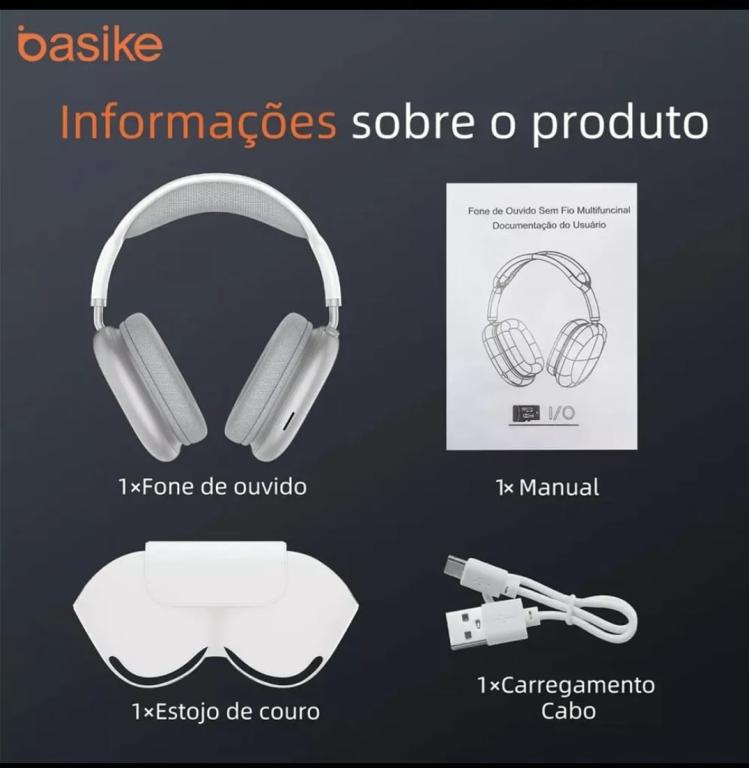 FONE DE OUVIDO SEM FIO - FON-8778 - BASIKE Bluetooth