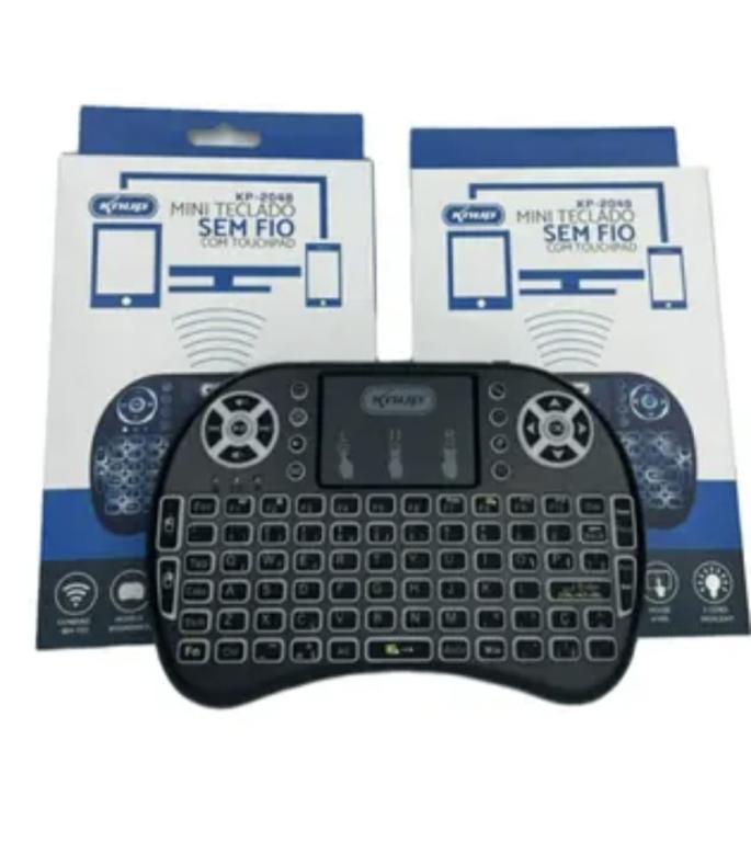Mini Teclado para Smart TV com Led KP-2048 - Knup