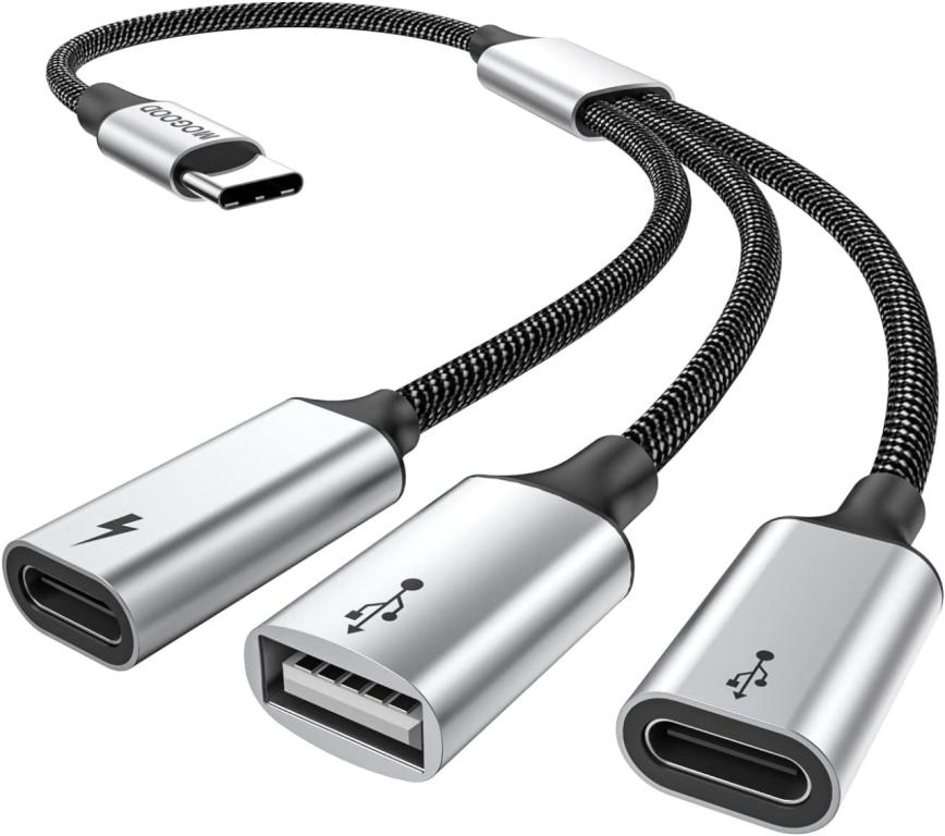 (gy) Adaptador E Cabo Divisor Usb Otg C Para 3 Usb Usb 2.0 C PEI-CT26