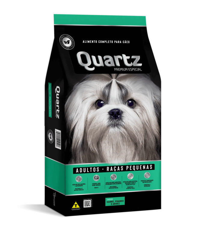 R. CÃES AD. QUARTZ RAÇAS PEQ. 15KG
