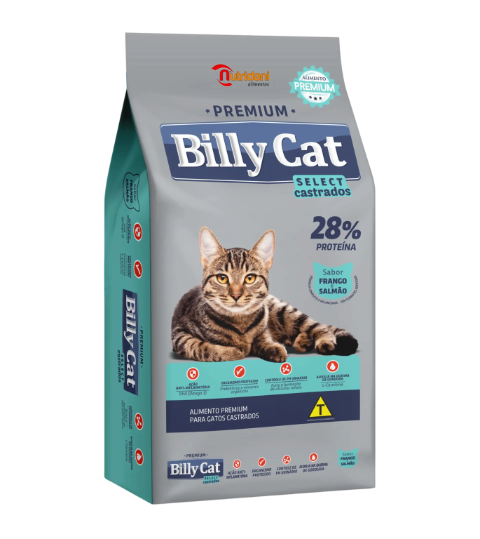 R. GATOS BILLY CAT CASTRADO 10X1KG