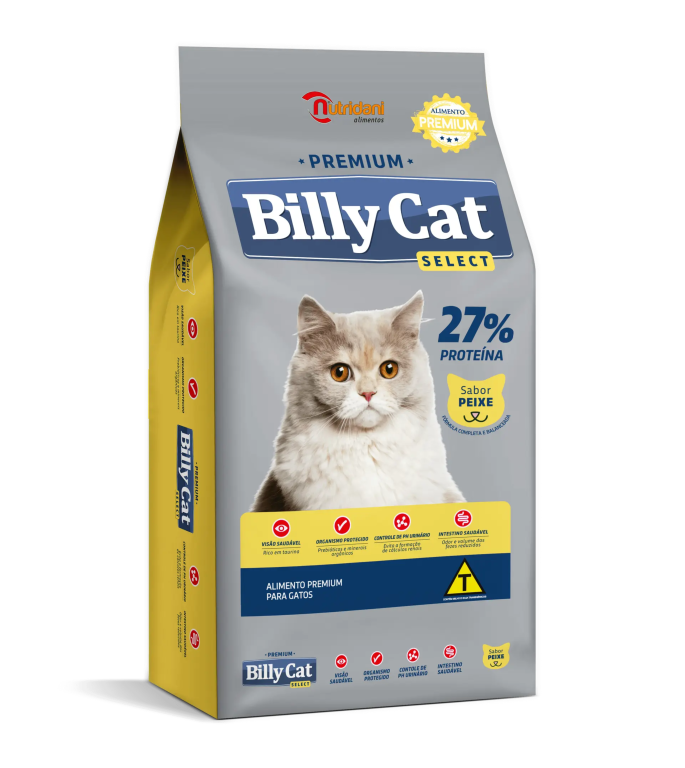 R. GATOS BILLY CAT PEIXE 10X1KG