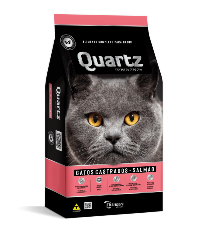 R.GATOS QUARTZ CASTRADO SALMÃO 10,1KG