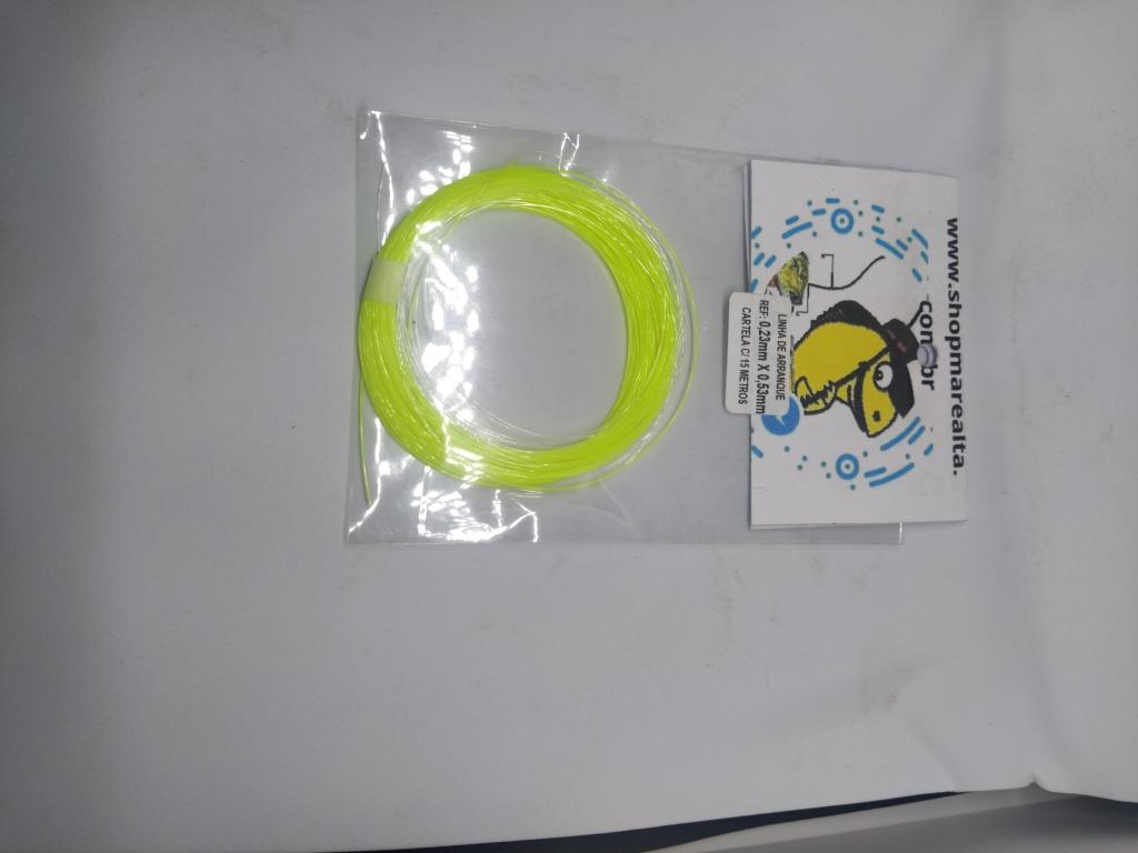LINHA DE ARRANQUE FLUCARBONO COM 15M CONICA 23mm x 53mm