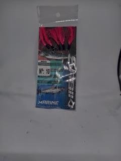 SABIKI COM 5 ANZOL MARUSEIGO BLECK NICKEL Nº:  18  EM VARIAS CORES: BRANCO/VERMELHO/AMARELO/VERDE/AZUL