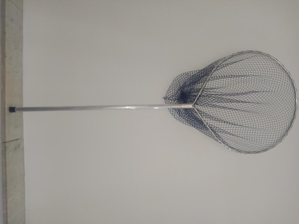 PASSAGUÁ TODO EM ALUMÍNIO / OVAL / COM CABO DE 75CM / REDE 13mm E 80 DE FUNDO