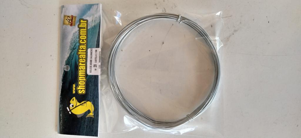 ROLO DE ARAME GALVANIZADO Nº: 16 - CARTELA C/ 10 MT
