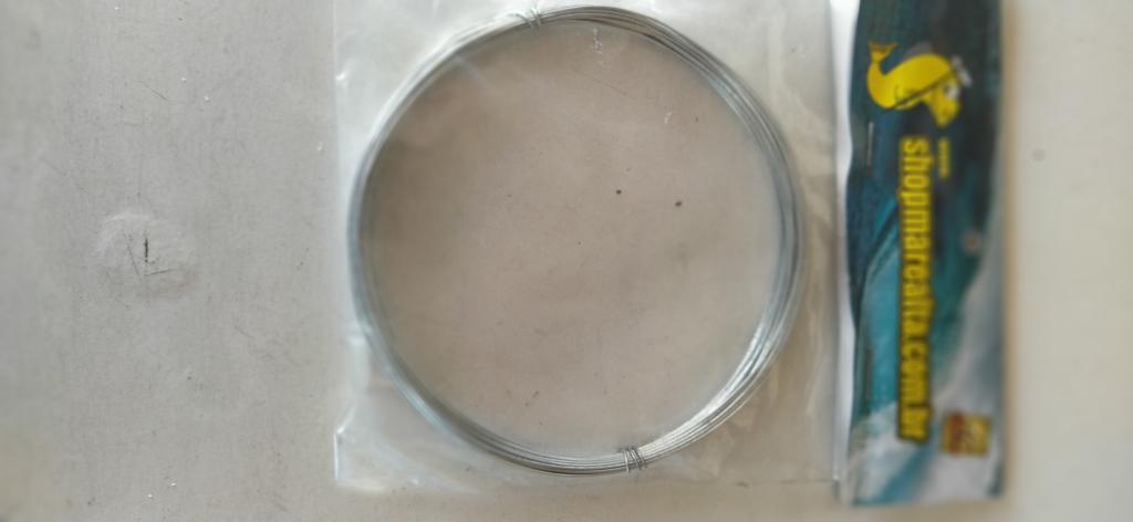 ROLO DE ARAME GALVANIZADO Nº: 22 - CARTELA C/ 10 MT