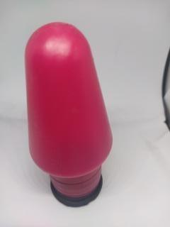 BOIA LUMÍNOSA COM LEED E COM BATERIA NA COR: VERMELHA