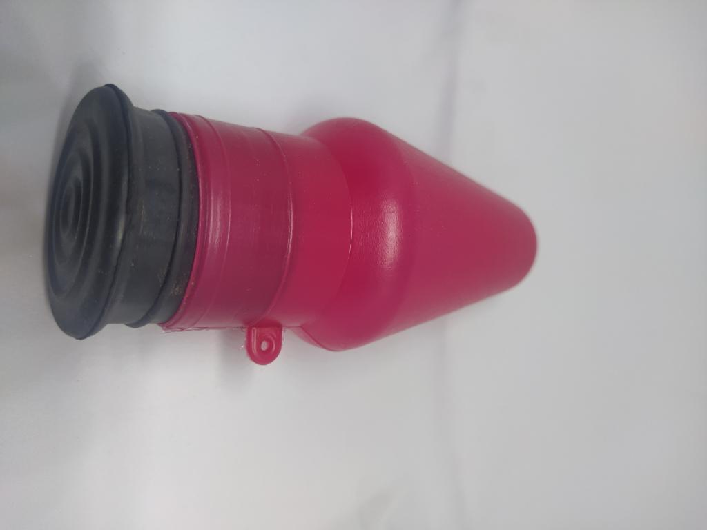 BOIA LUMÍNOSA COM LEED E COM BATERIA NA COR: VERMELHA