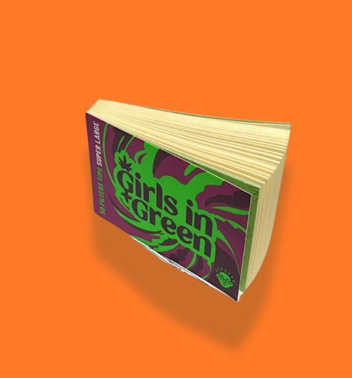 PITEIRA BEM BOLADO GIRLS IN GREEN ROSA PAPEL VERGÊ SUPER LARGE