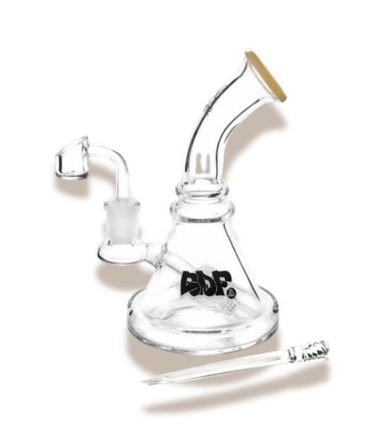 BONG DE VIDRO SQUADAFUM PREMIUM PIRAMIDE PRETO