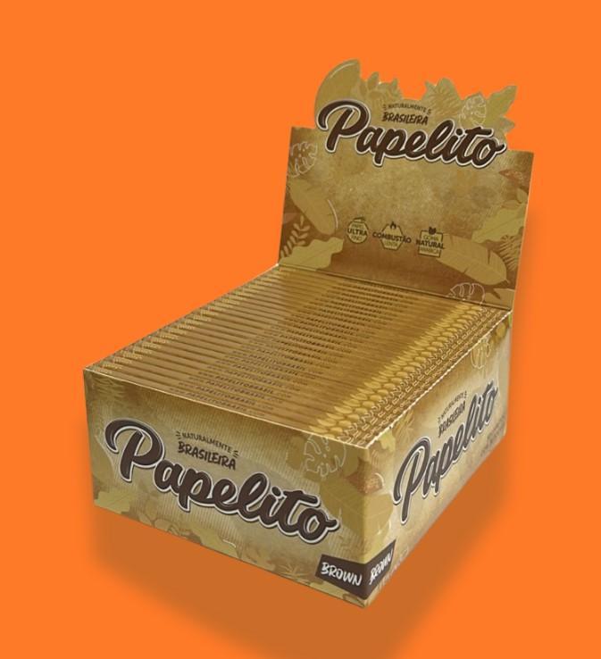 SEDA PAPELITO BROWN KING SIZE 50 LIVRETOS