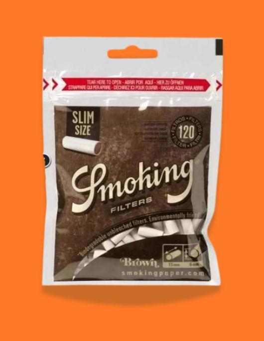 FILTRO SMOKING SLIM BROWN 6x15mm
