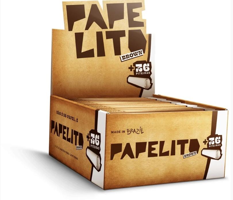 SEDA PAPELITO BROWN KING SIZE + PITEIRA