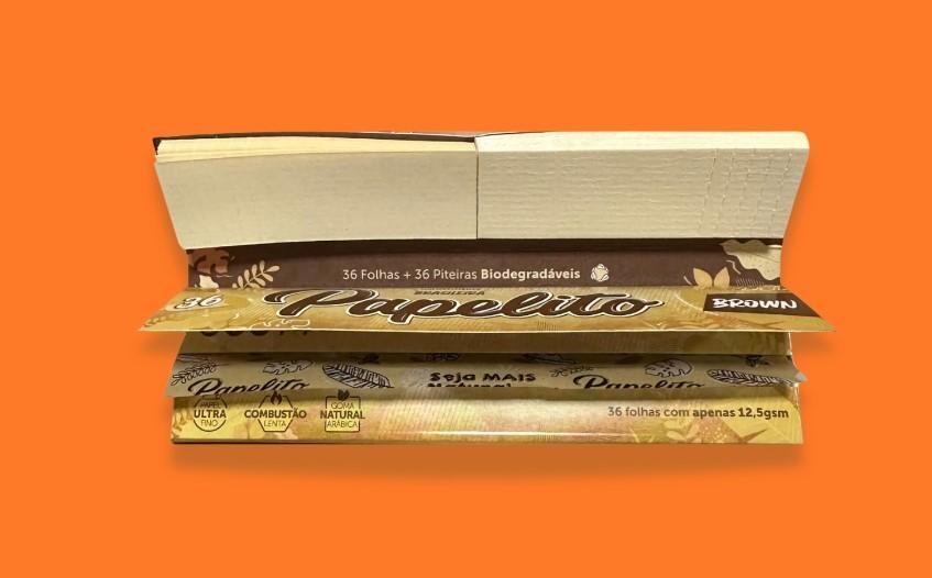 SEDA PAPELITO BROWN KING SIZE + PITEIRA