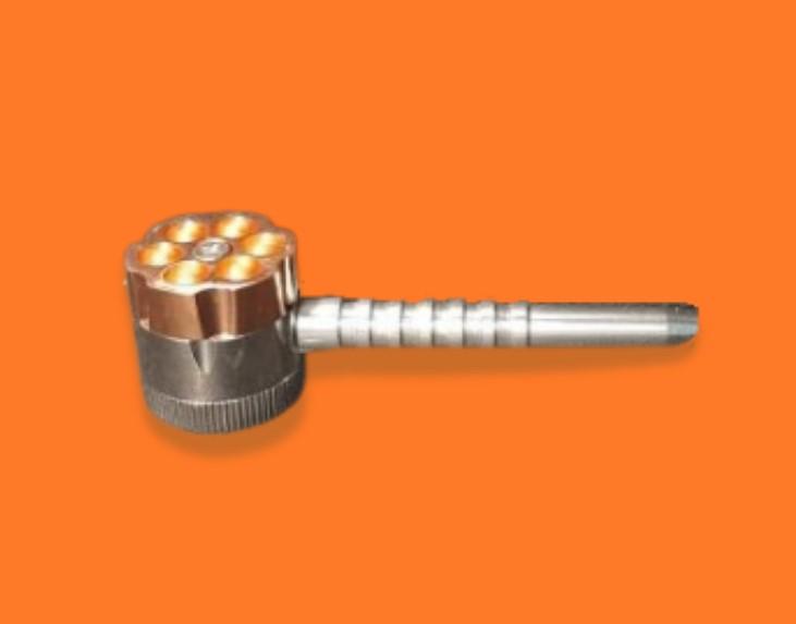 DICHAVADOR DE METAL / ZINCO COM CACHIMBO 3 PARTES