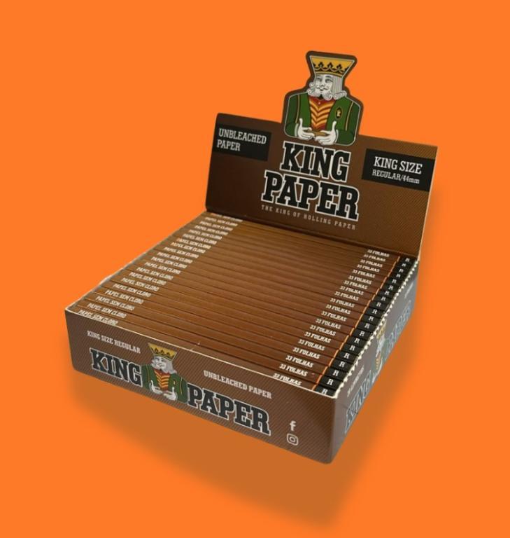 SEDA KING PAPER UNBLEACHED 20 LIVRETOS KING SIZE