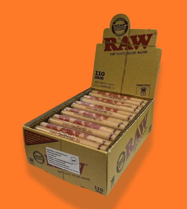 BOLADOR DE PLASTICO RAW HEMP KING SIZE 110MM