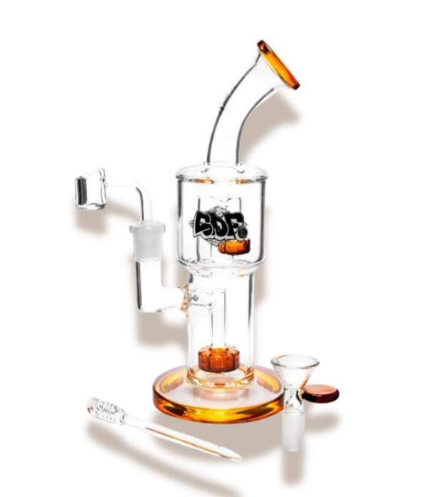 BONG DE VIDRO SQUADAFUM PREMIUM JAH JAH AMBAR