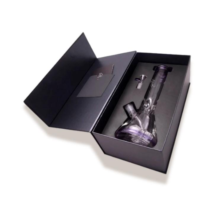 BONG DE VIDRO SQUADAFUM GLASS PREMIUM ICE DIAMOND ROSA
