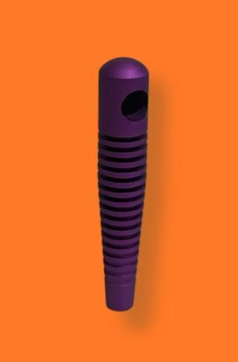 CACHIMBO DE METAL SQUADAFUM RIBS ROXO
