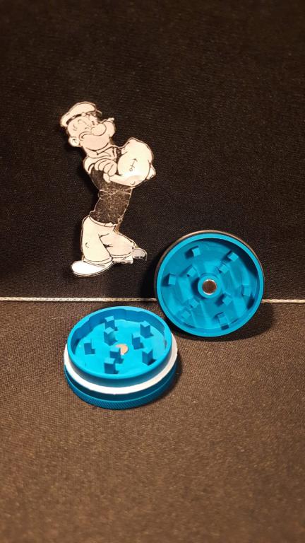 DICHAVADOR DE METAL PODEROSO SQUADAFUM AZUL 2 PARTES 44mm