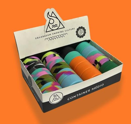SLICKER DE SILICONE SQUADAFUM CONTAINER MEDIO 10ML