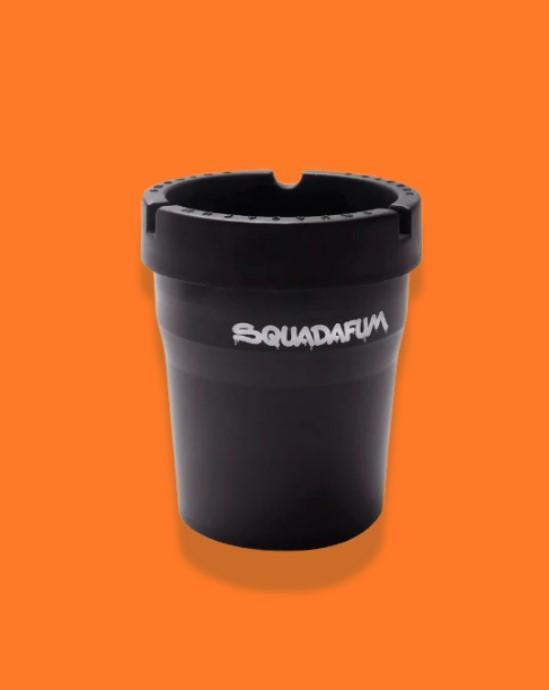 CINZEIRO DE PLASTICO SQUADAFUM TURN OFF PRETO