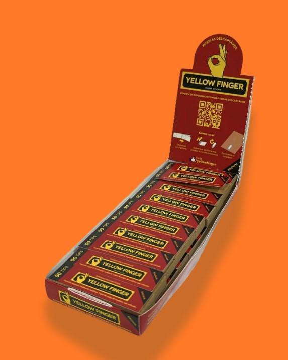 PITEIRA YELLOW FINGER BROWN SLIM