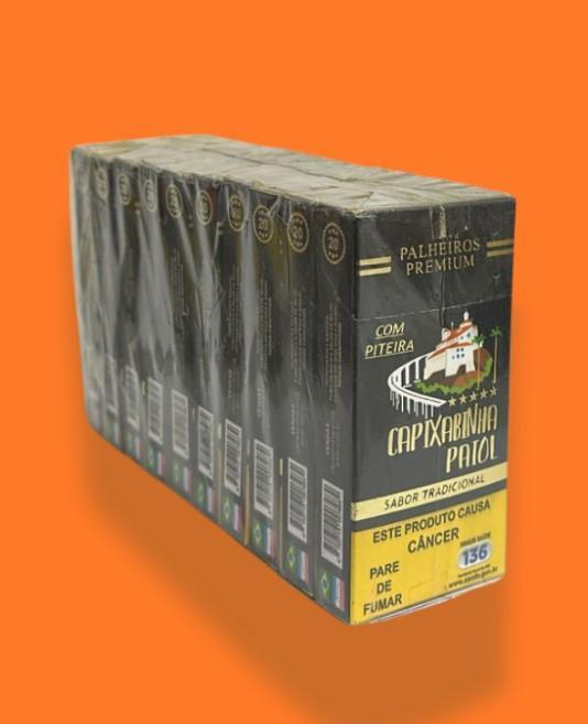 CIGARRO DE PALHA CAPIXABINHA TRADICIONAL COM PITEIRA