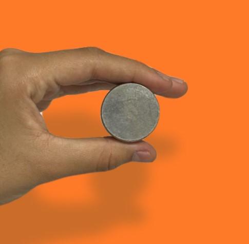 DICHAVADOR DE ZINCO PRATA LISO MINI 3 PARTES