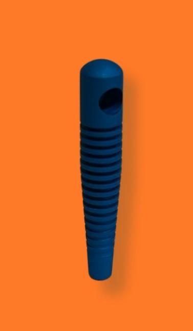 CACHIMBO DE METAL SQUADAFUM RIBS AZUL