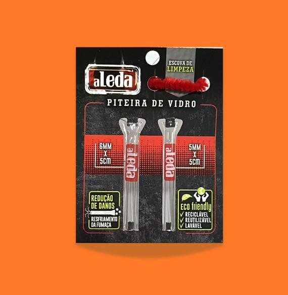 PITEIRA DE VIDRO aLEDA 5x50mm e 6x50mm