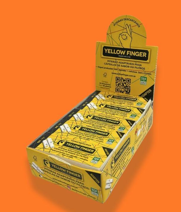 PITEIRA YELLOW FINGER ADAPTER + CELULOSE LARGE
