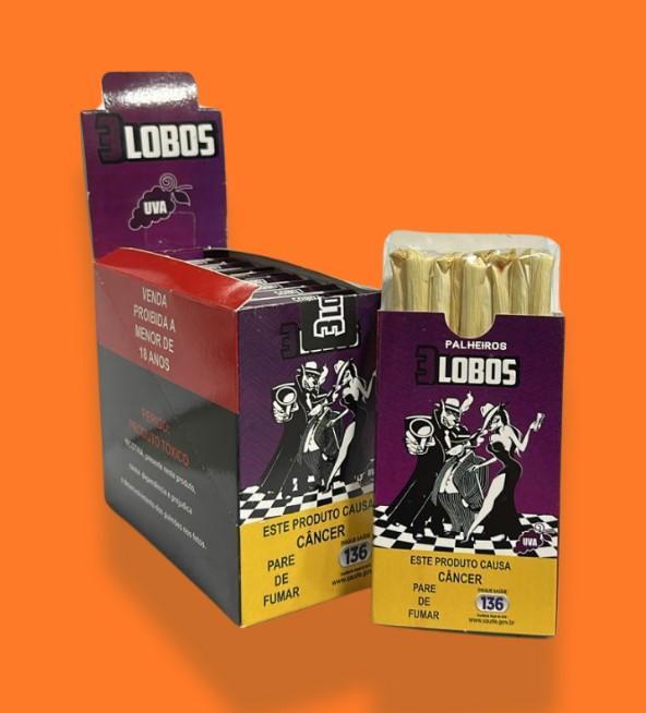 CIGARRO DE PALHA 3 LOBOS UVA