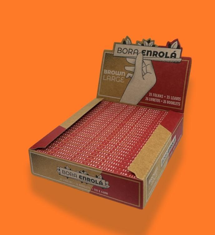 SEDA BORA ENROLÁ BROWN LARGE KING SIZE 26 LIVRETOS