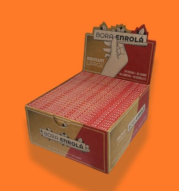 SEDA BORA ENROLÁ BROWN LARGE KING SIZE 50 LIVRETOS