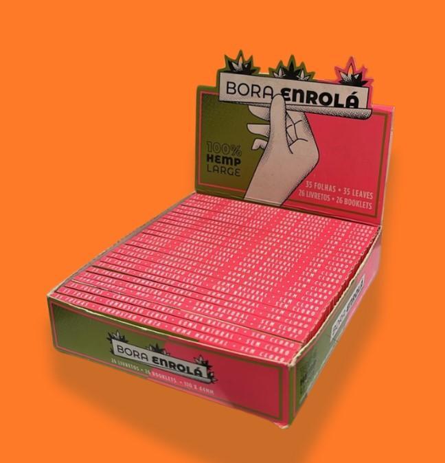 SEDA BORA ENROLÁ HEMP KING SIZE 26 LIVRETOS
