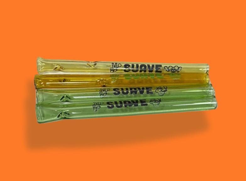 PITEIRA DE VIDRO SUAVE FUMADORES CORES 6x70mm